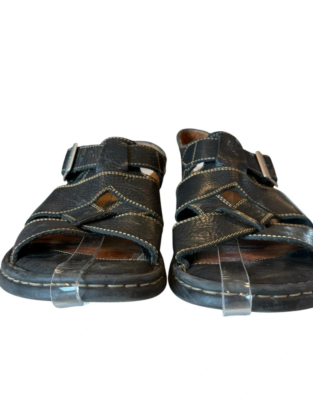 Born Men's Leather Fisherman Sandals Size 11